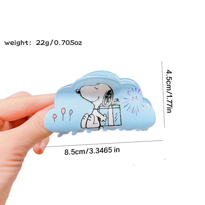 Wholesale 12 pcs Cute cloud-shaped plastic shark clip hair clips