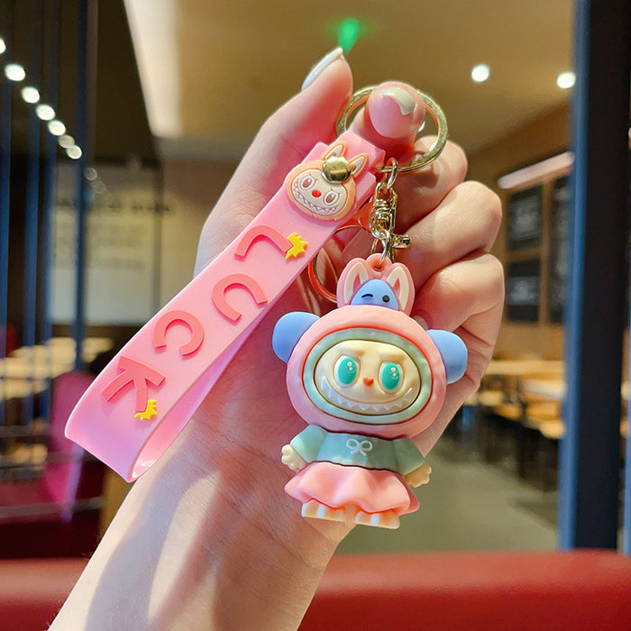 Wholesale Creative CartoonDoll Keychain Couple School Bag Pendant