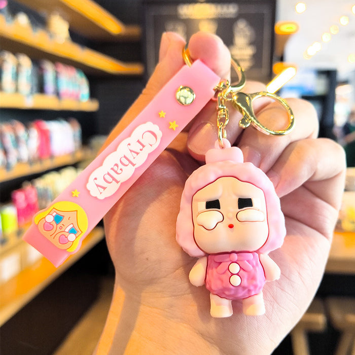 Wholesale  Silicone Keychain Cartoon Pendant Car Key Accessory
