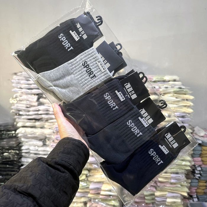 Wholesale Socks, cotton socks, mid length socks, running socks, sports long socks