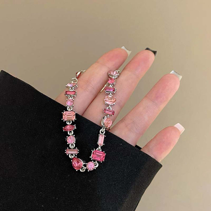 Wholesale Purple bracelet with multiple layers of layering, colorful, sweet, exquisite and versatile accessories