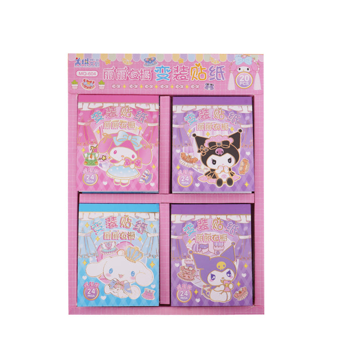 Wholesale Dress up sticker book sticker book for elementary school students