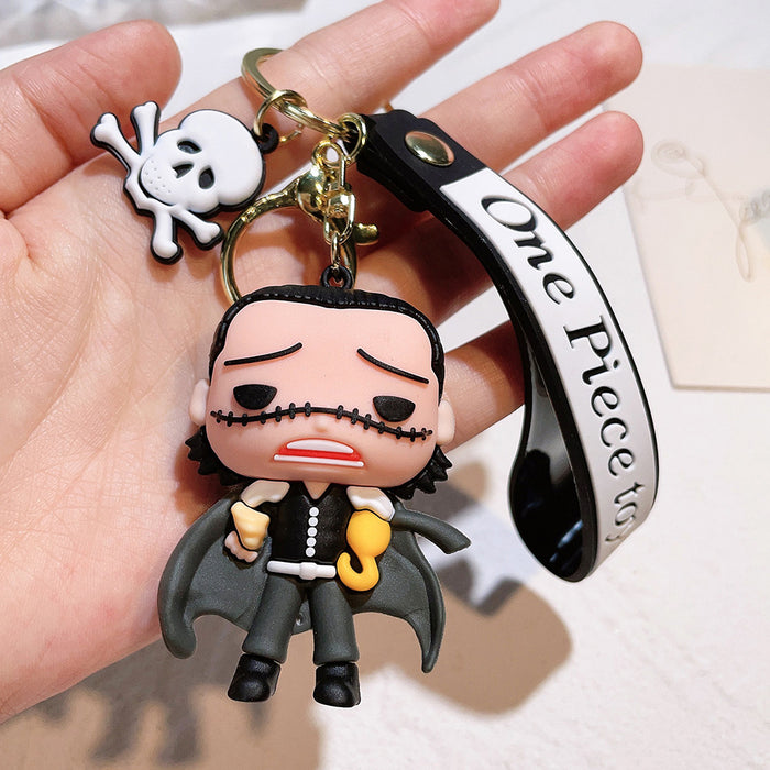 Wholesale Cartoon Silicone Doll Keychain JDC-KC-QiChao047