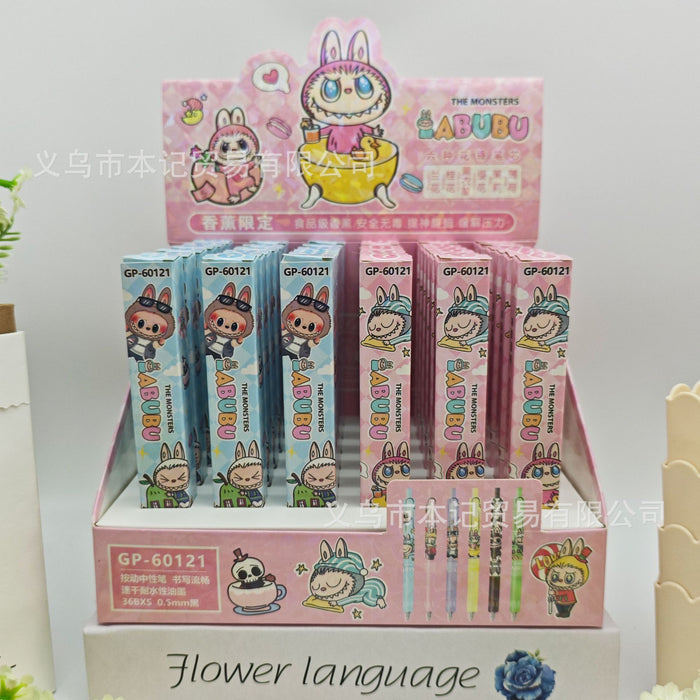 Wholesale cute cartoon 0.5mm student clickable ballpoint pens