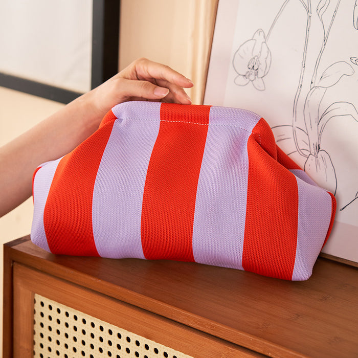 Wholesale Polyester Stripe Clutch Bag JDC-HB-Shec001