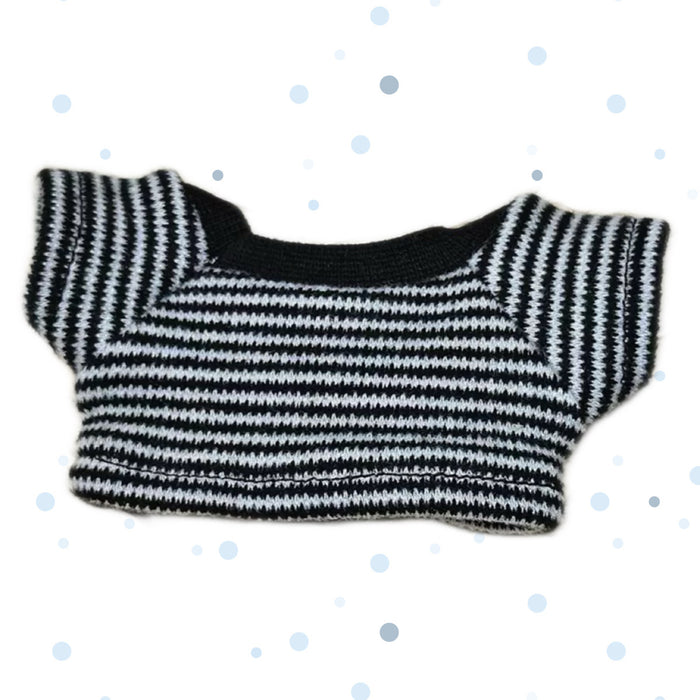 Wholesale cloth multicolor suspenders striped short sleeve sweater suit clothes