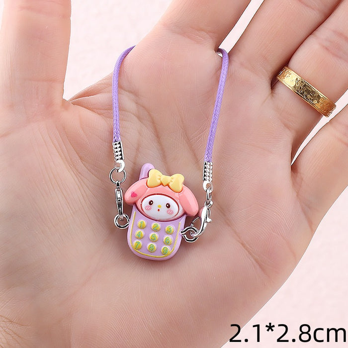 Wholesale Cartoon Mini Mobile Phone Hanging Keychains