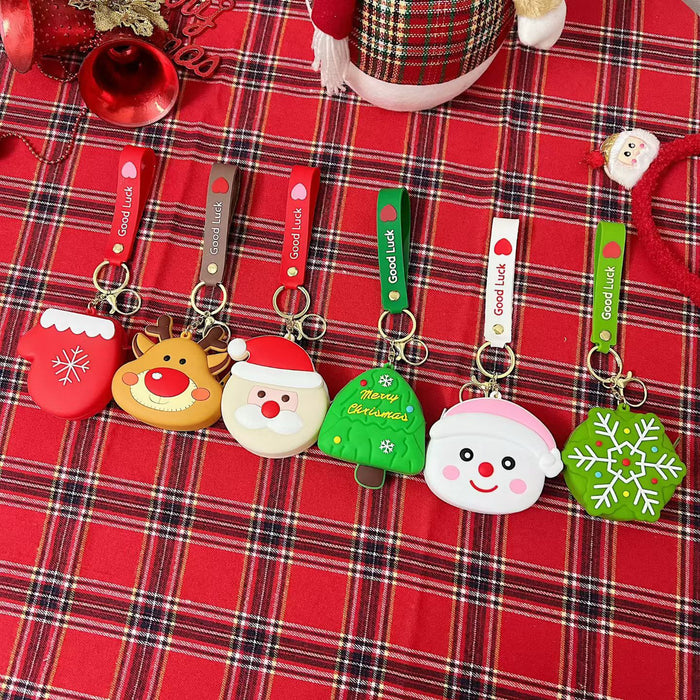 Wholesale Christmas coin purse keychain