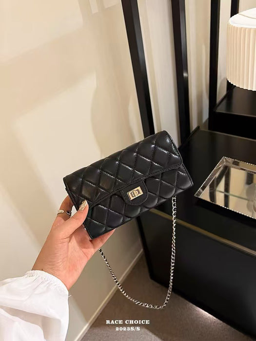 Wholesale Small Square Bag Classic Women' s Wallet Crossbody Bag Rhombic Chain Bag