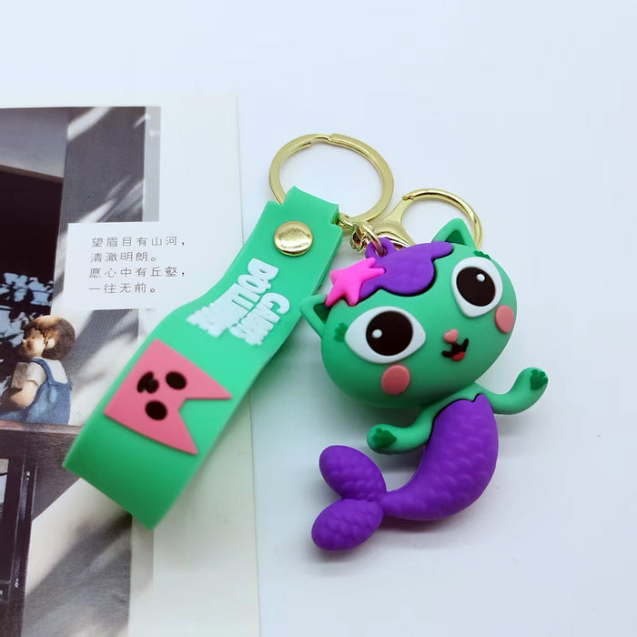 Wholesale Doll House Stereo Doll Key Chain Cute Bag Pendant Schoolbag Key Chain Small Commodities