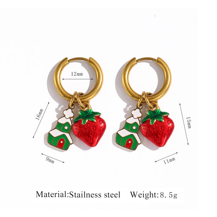 Wholesale Christmas-themed design earrings
