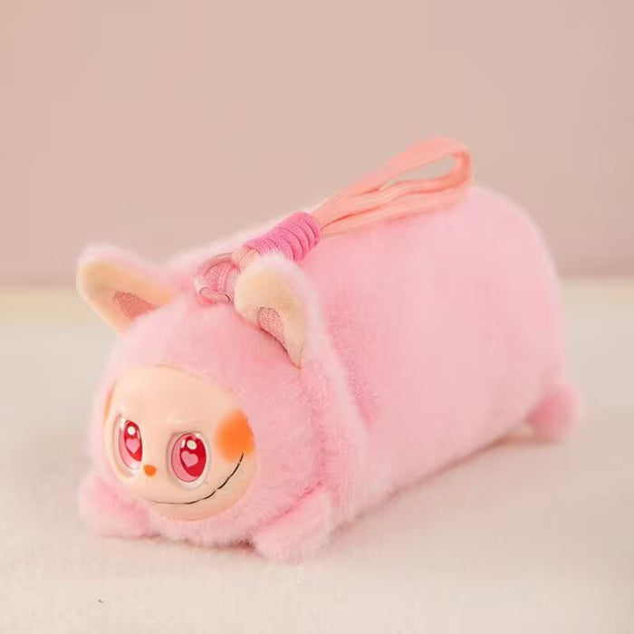 Wholesale Vinyl Pencil Case Creative Toys Plush Lanyard Pencil Case Student Doll Doll Gift