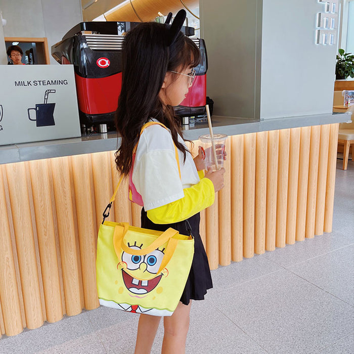 Wholesale Soft Cute Children's Canvas Handbag Large Capacity JDC-SD-YuanDuo043