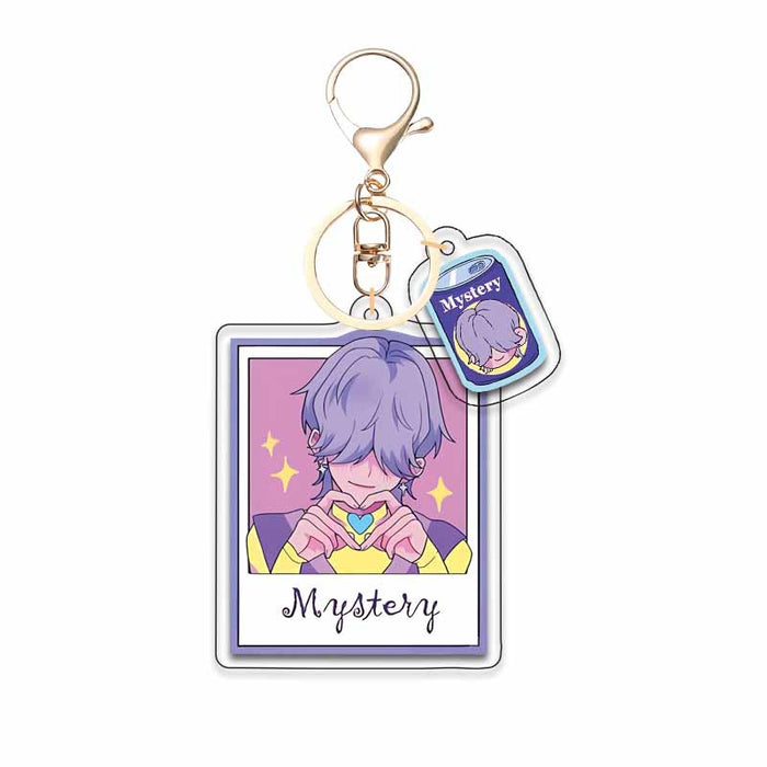 Wholesale Acrylic double-sided keychain anime surrounding character backpack pendant gold button