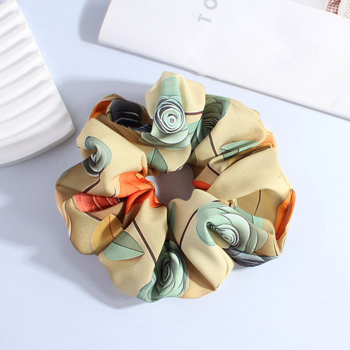 Wholesale Hair Accessories Batch Hair Rings Printed Holiday Style Hair Rings