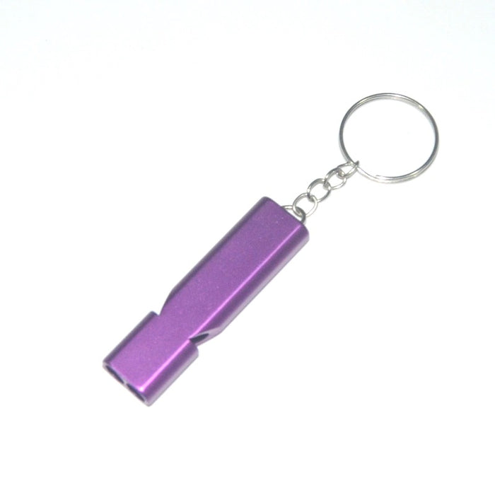 Wholesale Aluminum Alloy Double Tube Whistle Keychain JDC-KC-KB002