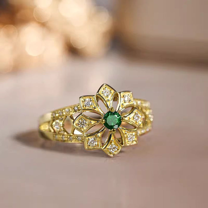 Wholesale Geometric Elegant Ring Ethnic Style Design Jewelry