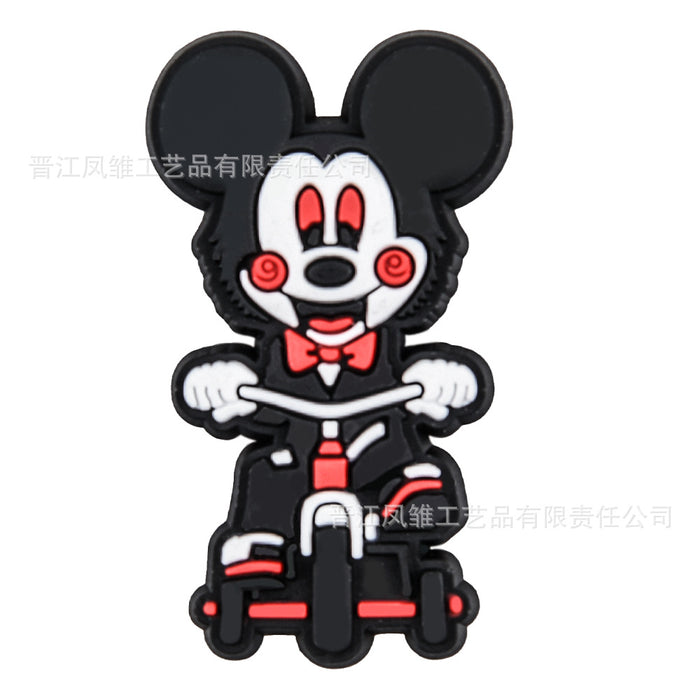 Wholesale 50pcs  Shoes Charms shoe buckle cartoon character decoration accessories