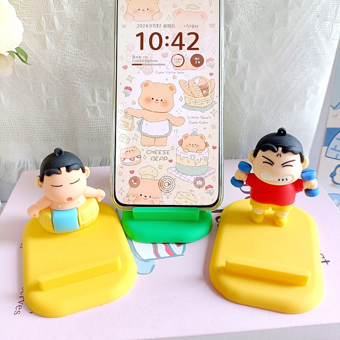 Wholesale PVC Cartoon Doll Mobile Phone Holder JDC-PS-MingT023