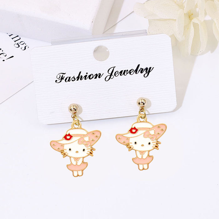 Wholesale S925 Silver Cartoon Earrings Flower Design Fashion Accessory Gift MOQ≥2