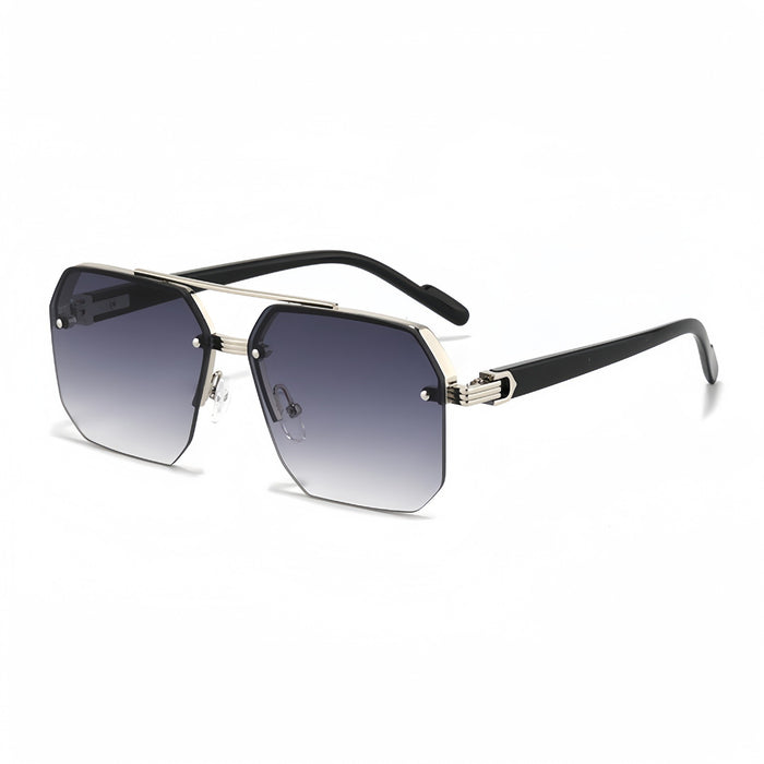 Wholesale New sunglasses with high-end feel, large boxy glasses, fashionable and stylish
