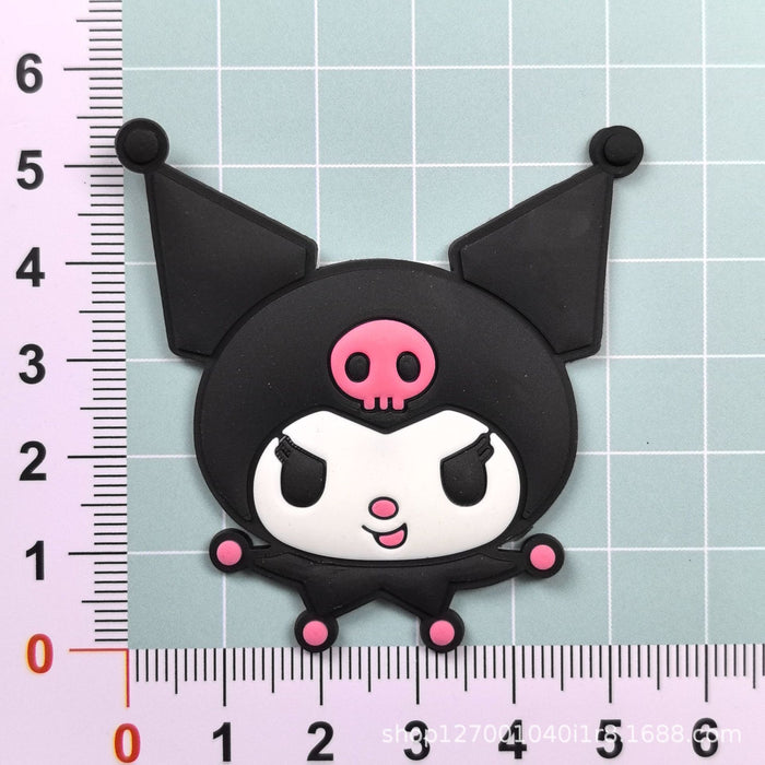 Wholesale DIY kit accessories PVC soft rubber phone case slippers shoe buckle decoration cup patch