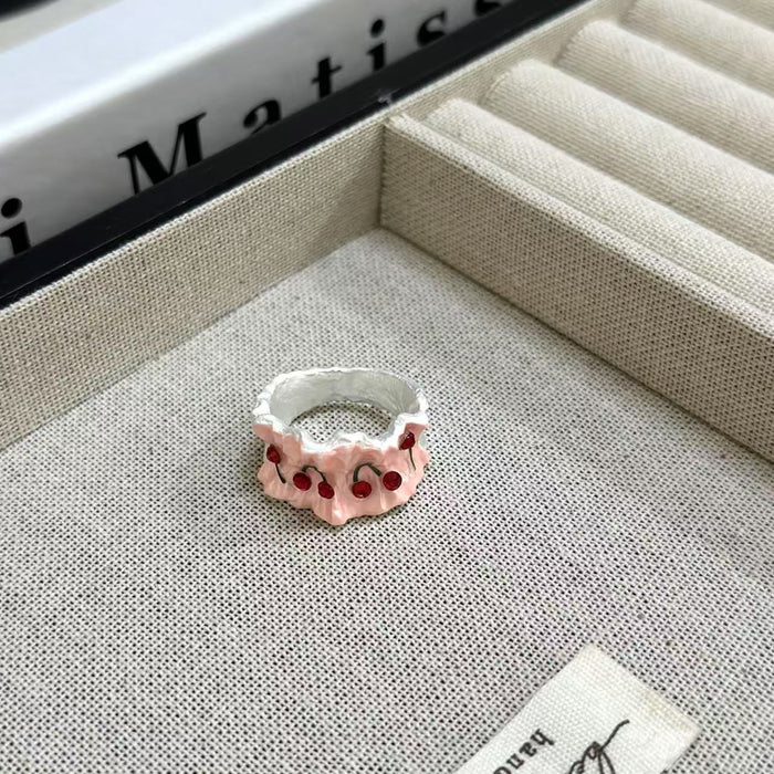 Wholesale Handcrafted Enamel Rose Ring