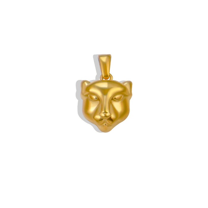 Wholesale 6pcs/SET stainless steel animal single pendant gold plated