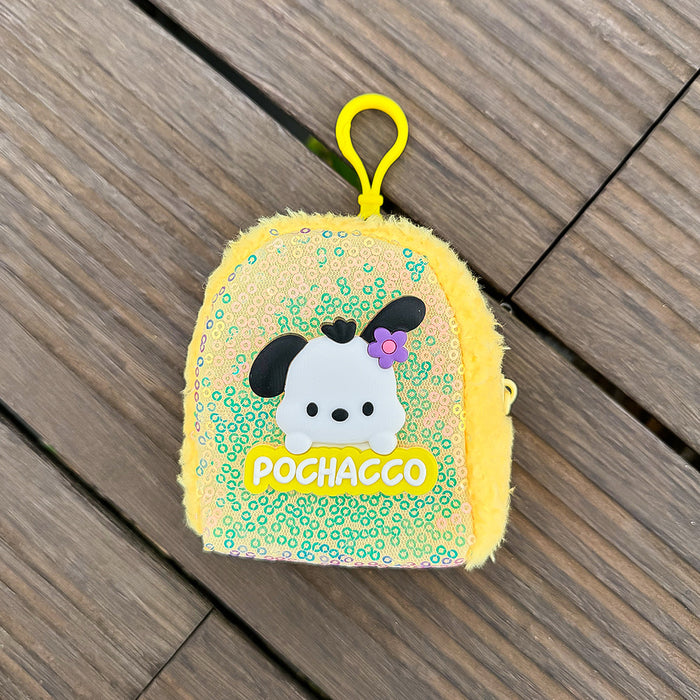 Wholesale  Keychain Pendant  Coin Purse Cartoon Colorful  Coin Purse