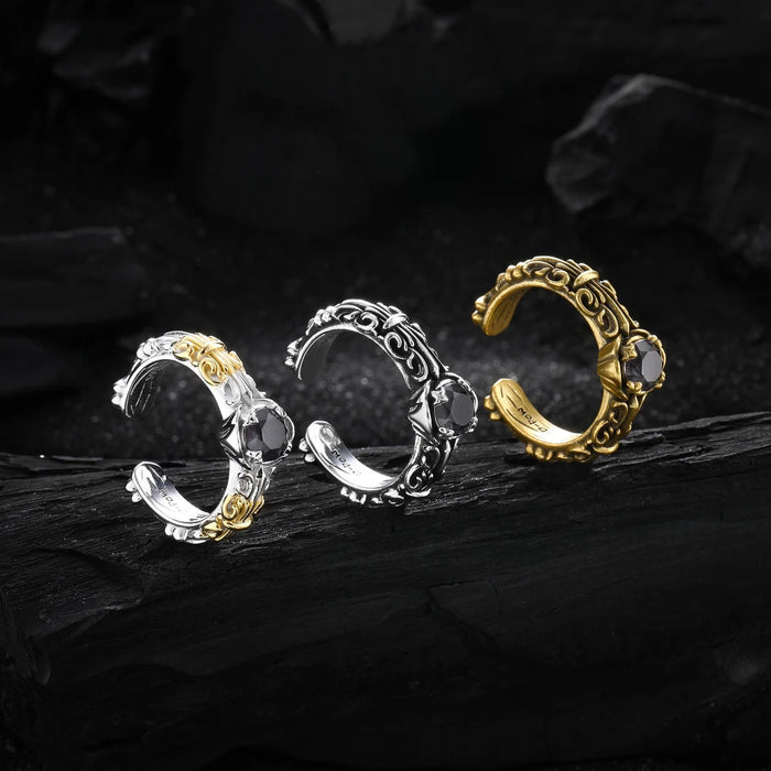 Wholesale Retro niche ring, fashionable, versatile, high-end, open index finger ring