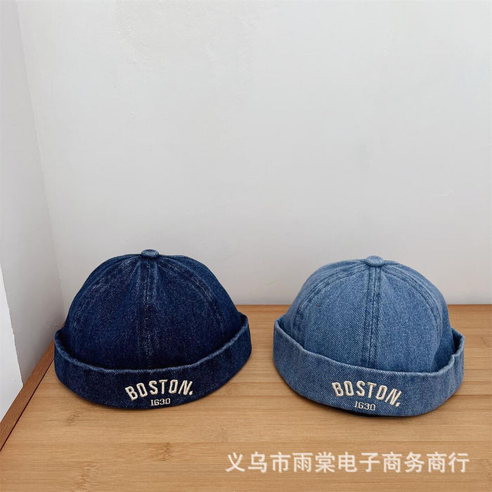 Wholesale Children's Fashion Embroidered Hat Baby's Travel All-match Hat