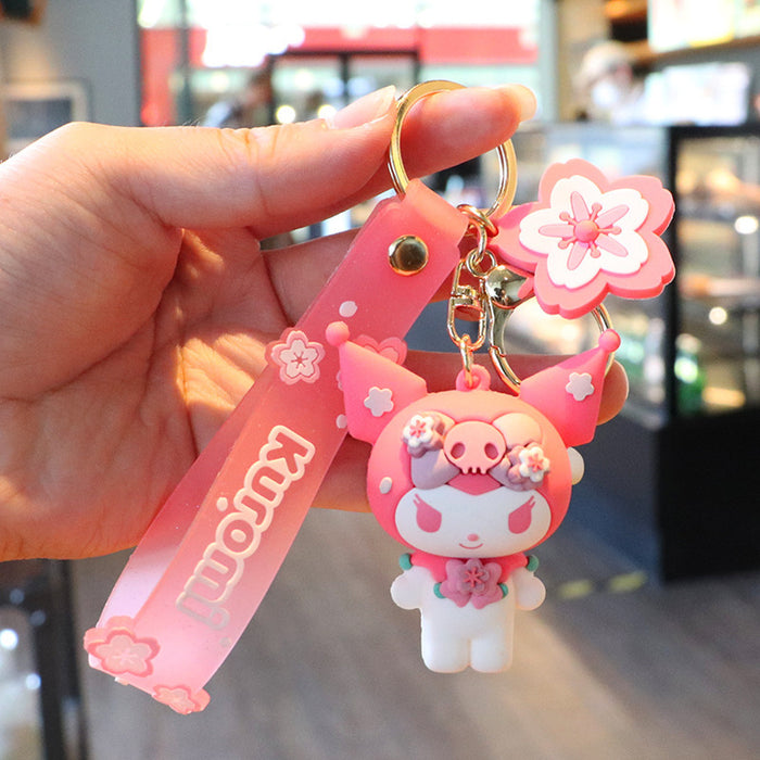 Wholesale Cute 3D Doll Silicone Keychain JDC-KC-MingT145