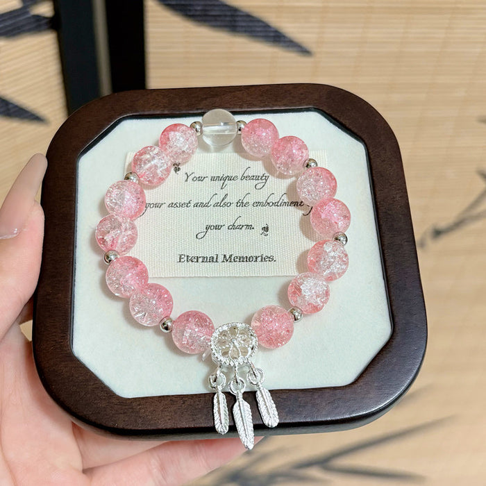 Wholesale Colorful Feather Compass Beaded Bracelet