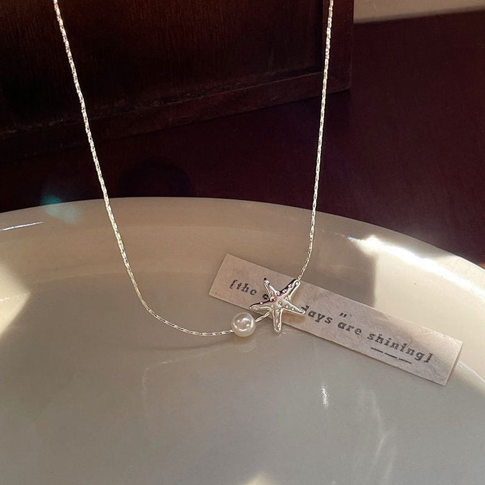 Wholesale Necklace Female Niche Clavicle Chain  Star Accessories