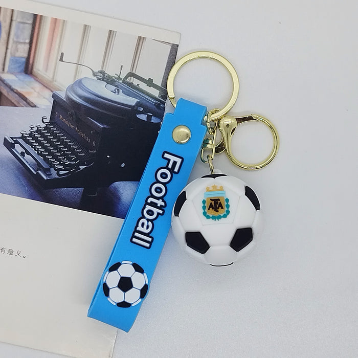 Wholesale cartoon character Messi key chain pendant bag car key chain accessories gift