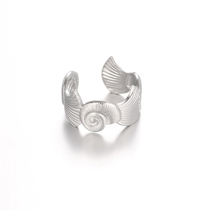Wholesale Ocean &  Beach Style: Starfish Open Bangle and Floral Stainless Steel Ring
