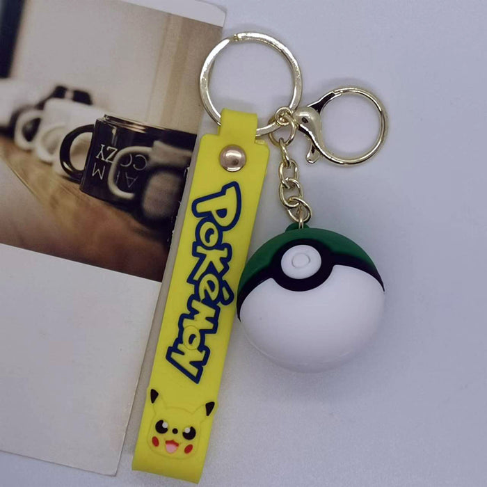 Wholesale Cartoon without lights elf ball key chain pendant bag car key chain accessories gift
