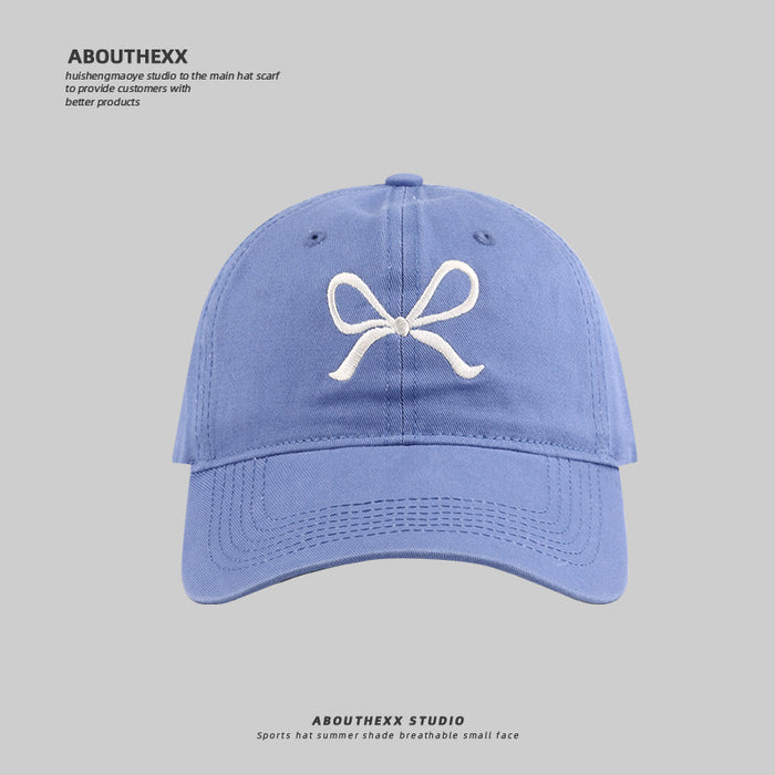 Wholesale Butterfly Embroidered Pattern Duck Tongue Hat Children's Sunshade Baseball Hat