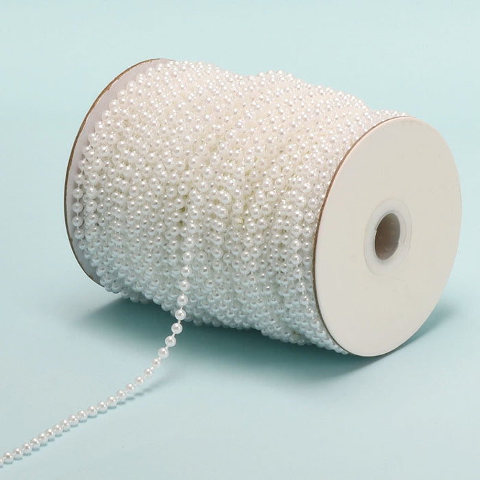 Wholesale White round beads handmade jewelry accessories headdress hair accessories material