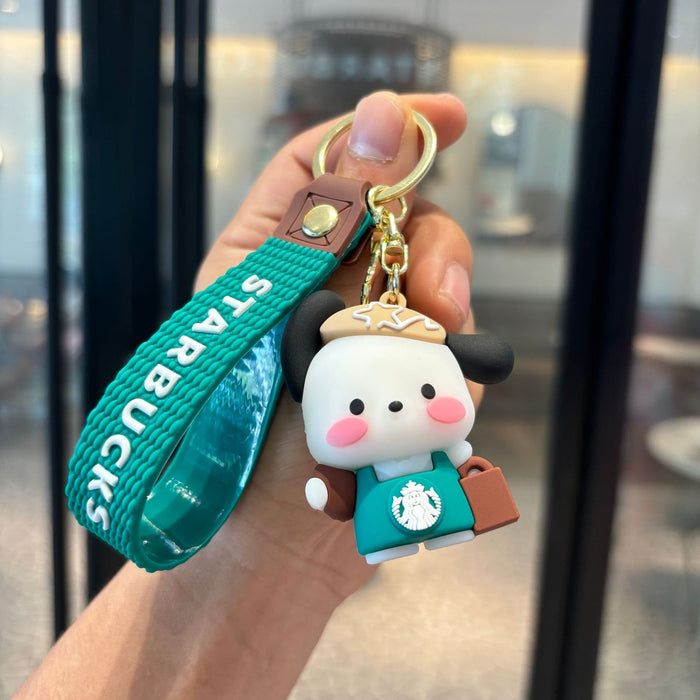 Wholesale Cartoon Doll Silicone Keychain JDC-KC-PengYu31