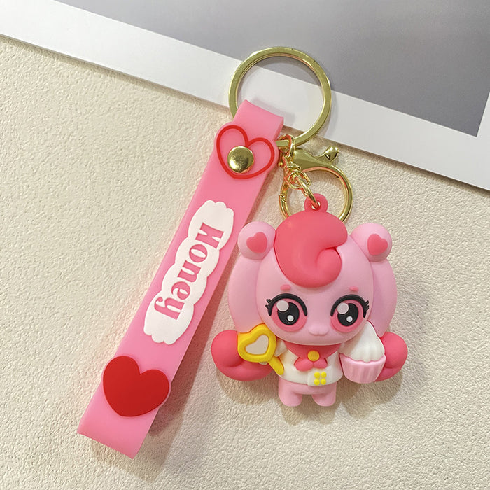 Wholesale Cute cartoon pendant school bag doll pendant keychain