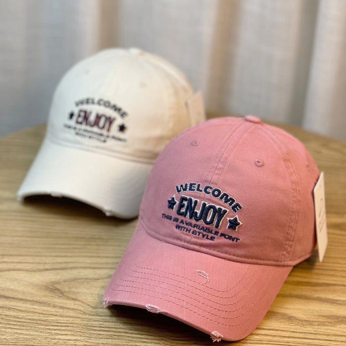 Wholesale three-dimensional embroidered letters baseball cap children's sunshade cap small face