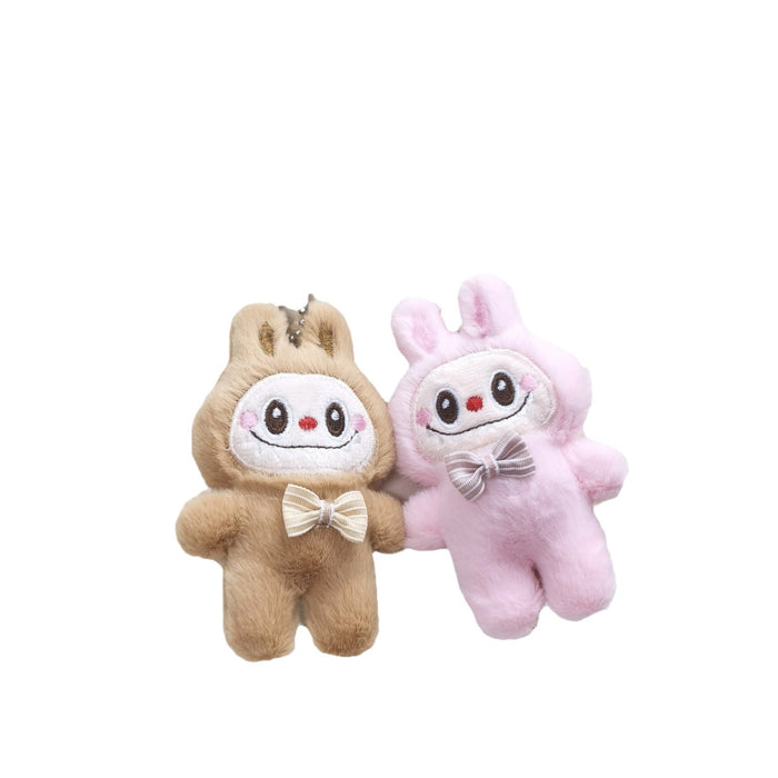 Wholesale Cute Cartoon Doll Squeaky Plush Pendant Keychain Bag Accessories Small Gift