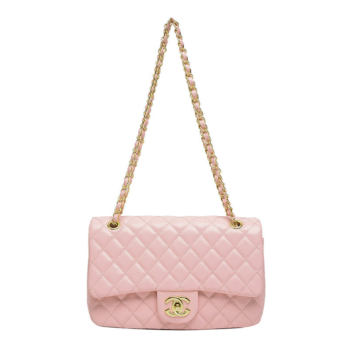 Wholesale Trendy Women' s PU Chain Crossbody Bag White Quilted ing Medium for Boutique
