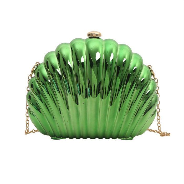 Wholesale New Colorful Shell Bag Fashion Chain Crossbody Evening Bag Acrylic Clutch Cosmetic Bag JDC-SD-TY006