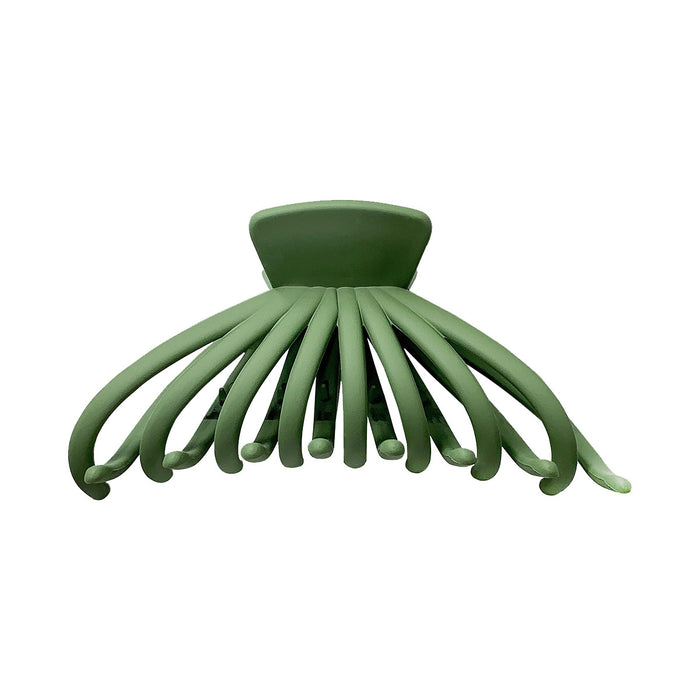 Wholesale Acrylic Hair Claw Clip - Large Chic Green Fashion Hair Accessory for Women Everyday Styling Gift