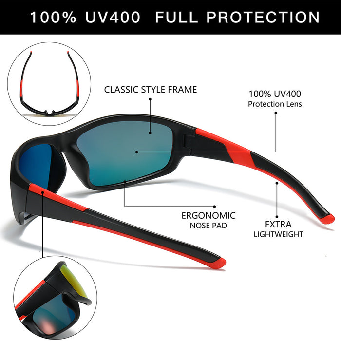 Wholesale   men's sports glasses riding polarized sunglasses driving sunglasses  driving glasses