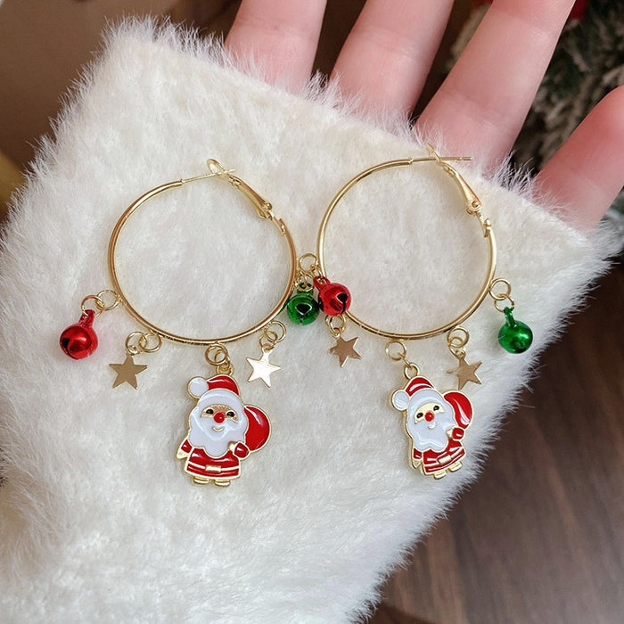 Wholesale  little devil skull heart dark earrings