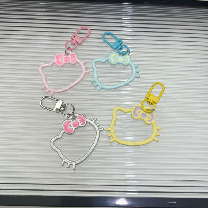 Wholesale Cute cartoon cat paw keychain