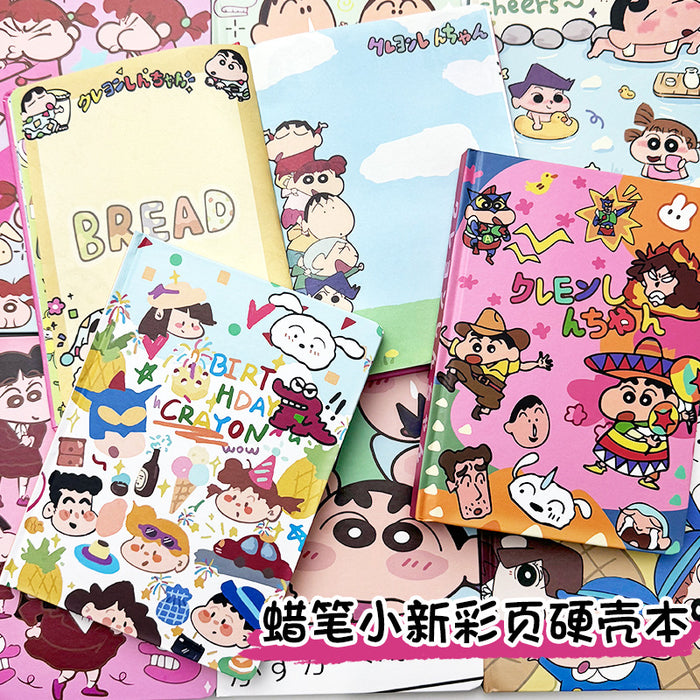 Wholesale 5pcs Cartoon Hand Ledger Cute Animation Journal Color Page Notepad
